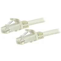Startech.com N6PATC150CMWH Cat6 UTP RJ-45 kábel 1,5 m fehér 24 AWG aranyozott érintkezők
