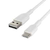 Belkin CAB001BT0MWH BoostCharge USB-C USB-A kábel 0,15 m fehér USB-IF tanúsítvánnyal