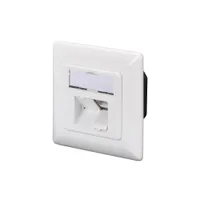 Assmann DN-9007-S-1 cat 6a hálózati aljzat 2 x RJ-45 fehér ABS 80x38,5x80 mm #1