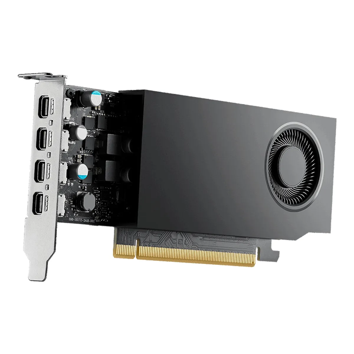 PNY VCNRTXA400-PL NVIDIA RTX A400 4GB GDDR6 64-bit PCIe 4.0 x8 LP aktív hűtés 1 ventilátor #1