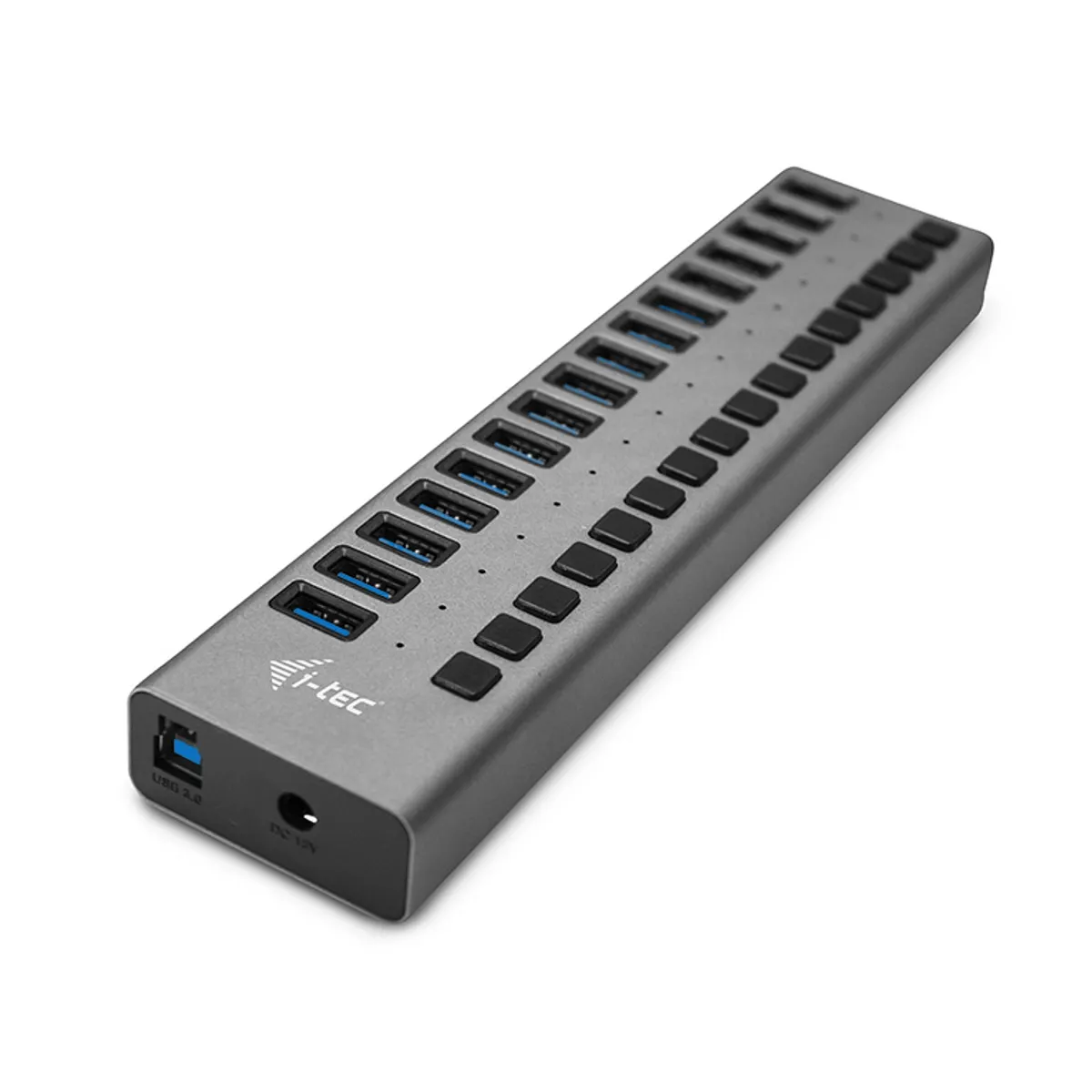 I-tec U3CHARGEHUB16 16-portos USB 3.0 töltőhub 90W szürke #1