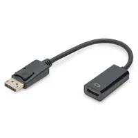 Assmann DB-340400-001-S DisplayPort adapter kábel 0,15 m HDMI A típus