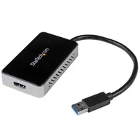 Startech.com USB32HDEH USB 3.2 Gen1 USB hub USB A dugó fekete
