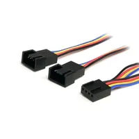 Startech.com FAN4SPLIT12 12 hüvelyk 4-pin ventilátor Y-kábel Molex 4-pin-Molex 4-pin 0,31 m