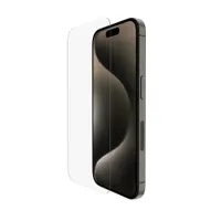 Belkin OVA159HQ ScreenForce kijelzővédő edzett üveg iPhone 16 Pro átlátszó antibakteriális
