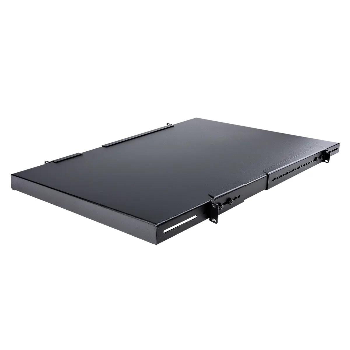 Startech.com ADJSHELFHD polc állítható acél fekete 19" #1