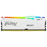 Kingston KF552C40BWAK2-16 FURY Beast 16GB 2x8GB DDR5 5200MTs CL40 288-pin Fehér RGB