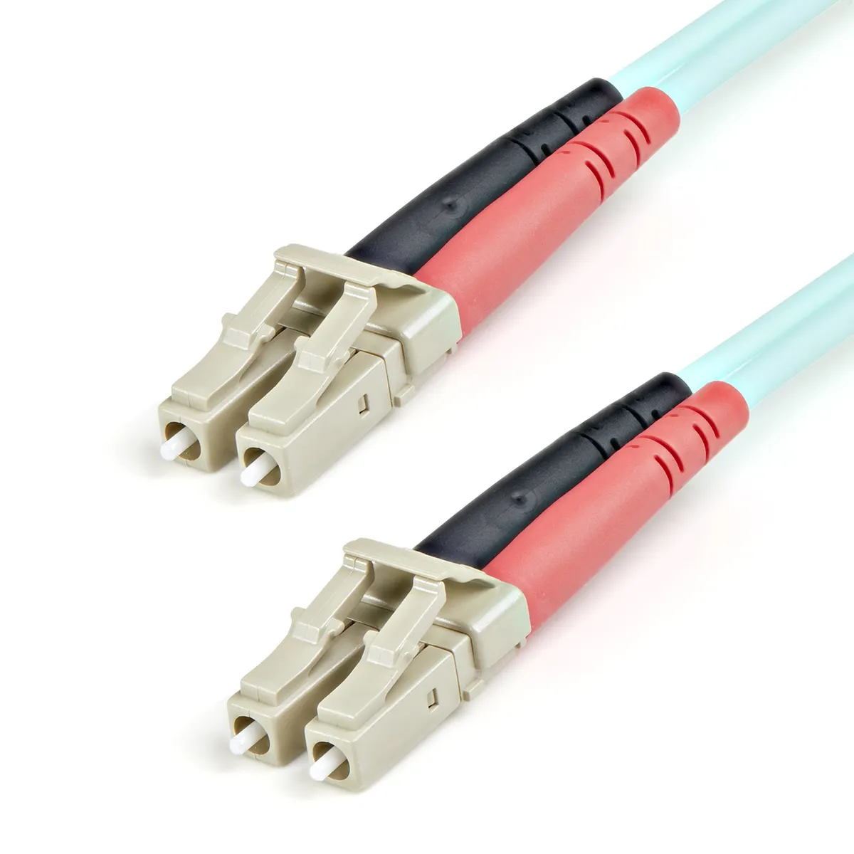 Startech.com A50FBLCLC1 Aqua fiber patch cable 1m OM3 LC-LC 50 µm duplex #1