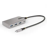 Startech.com HB31C3A1CDPPD3 4-portos USB-C 10 Gbps hub 3 USB-A 1 USB-C USB 3.2 Gen 2 interfész 18 W USB-s táplálás 4K 4096x2160