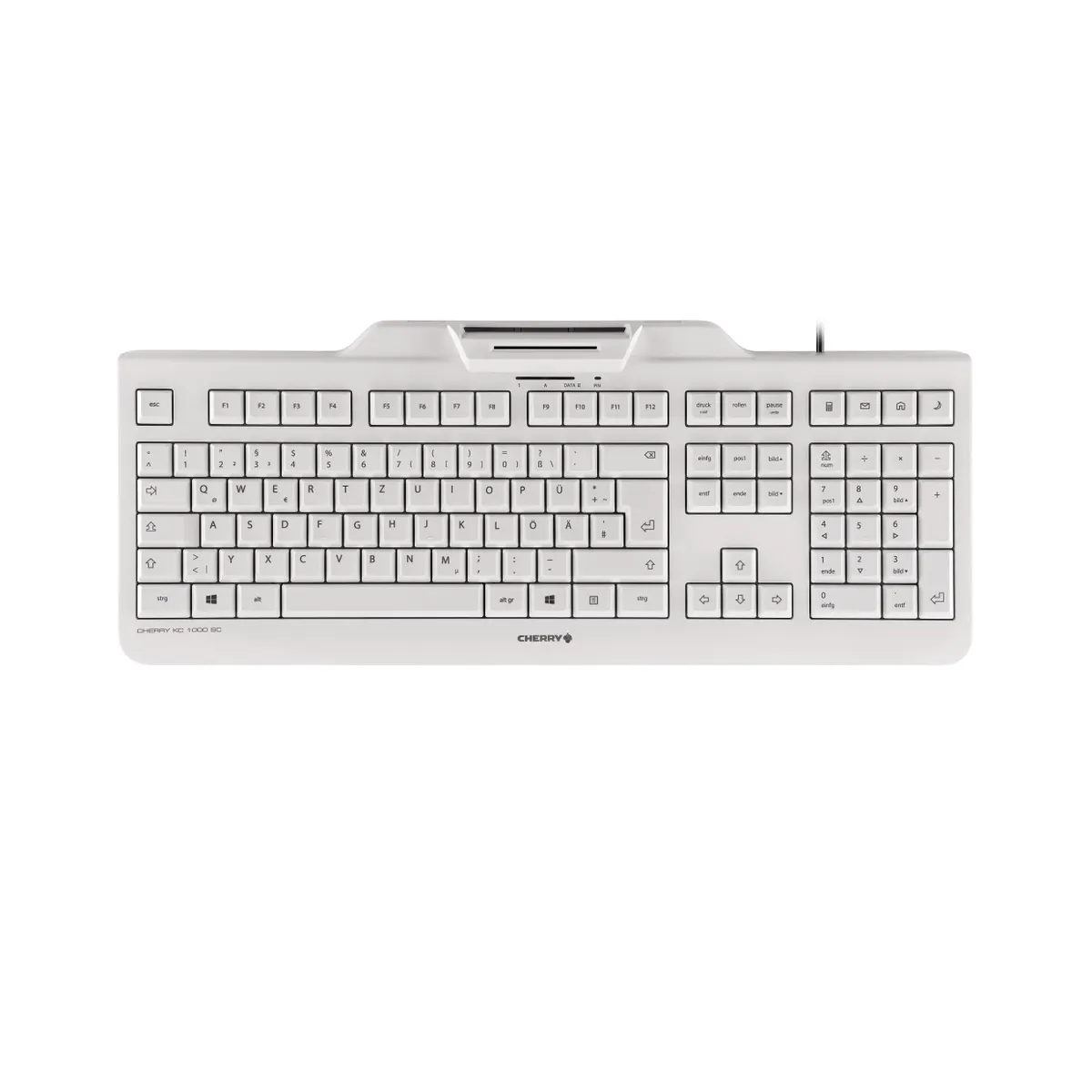 Cherry JK-A0100PN-0 KC 1000 SC Full méretű, 1,8 m kábel, Vezetékes USB, QWERTY, Fekete #1