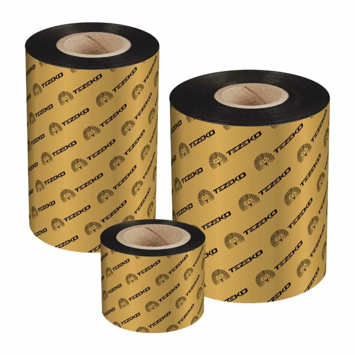 Tezeko O060450100 TZ100 wax-szalag külső tekercselésű fekete 6 cm 450 m 1 db #1