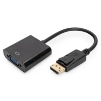 Assmann AK-340403-001-S DisplayPort-VGA átalakító 0,15 m fekete