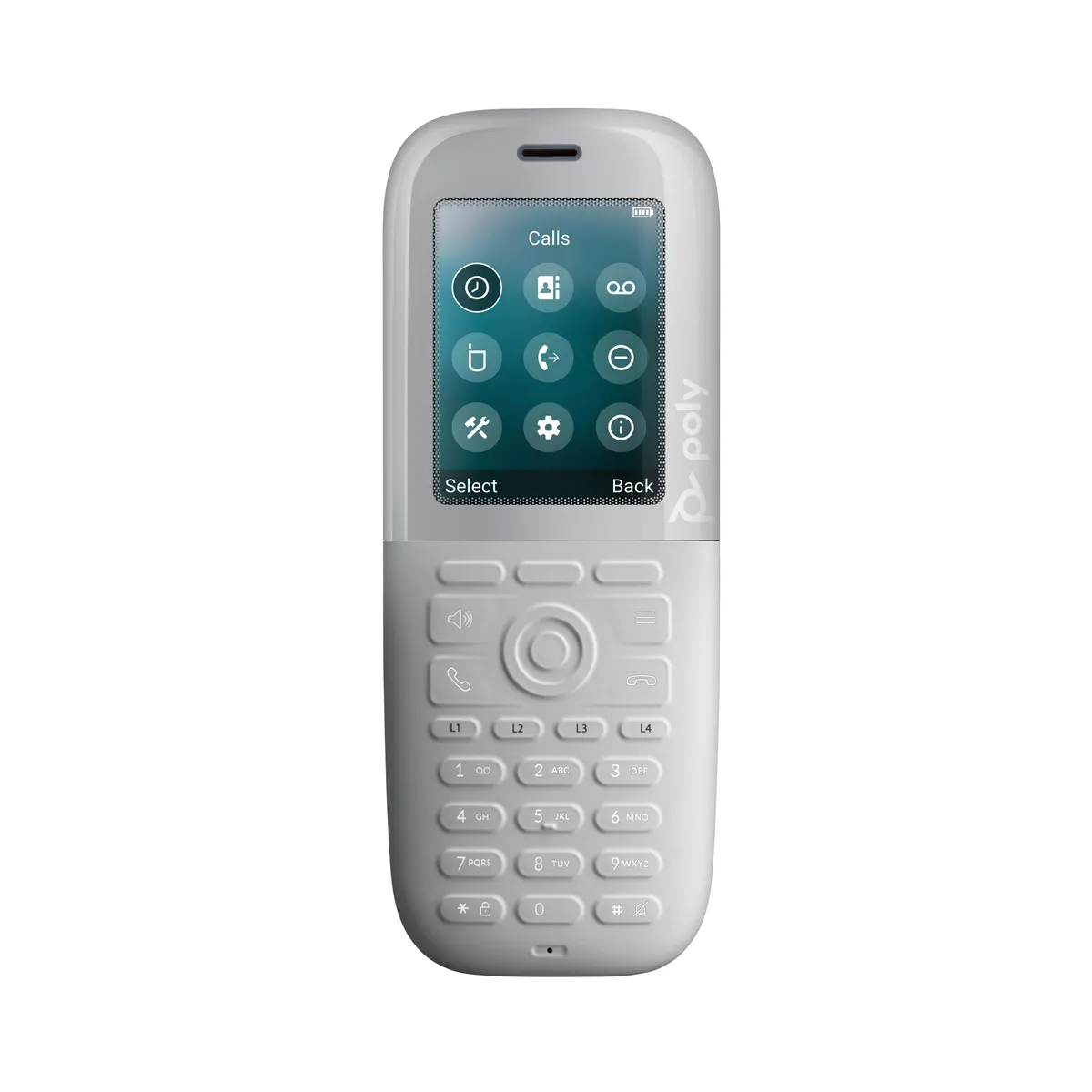 Poly 84H77AA#ABU Rove 40 DECT kézibeszélő fehér 2.4" TFT kijelző 18 ó beszélgetési idő 300 ó készenlét #1
