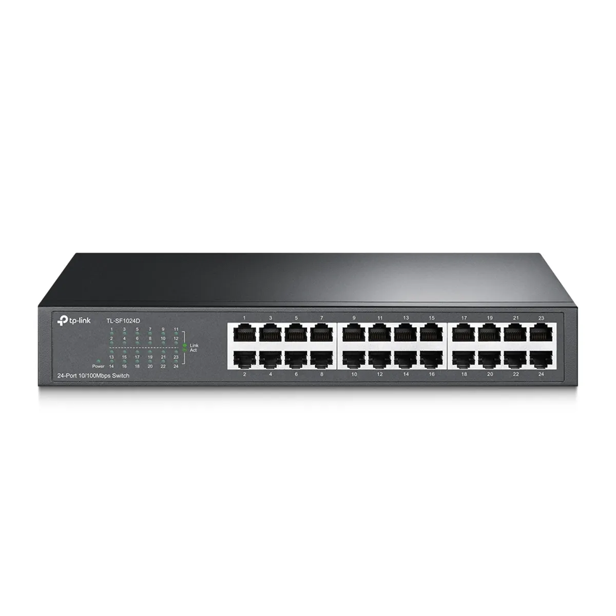 TP-Link TL-SF1024D 24-portos switch fém ház rackbe szerelhető 10-100 Mbps #1