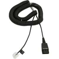 Jabra 8800-01-94 Kábel tekert 0,5-2 m RJ45 fekete Siemens Open Stage kompatibilis