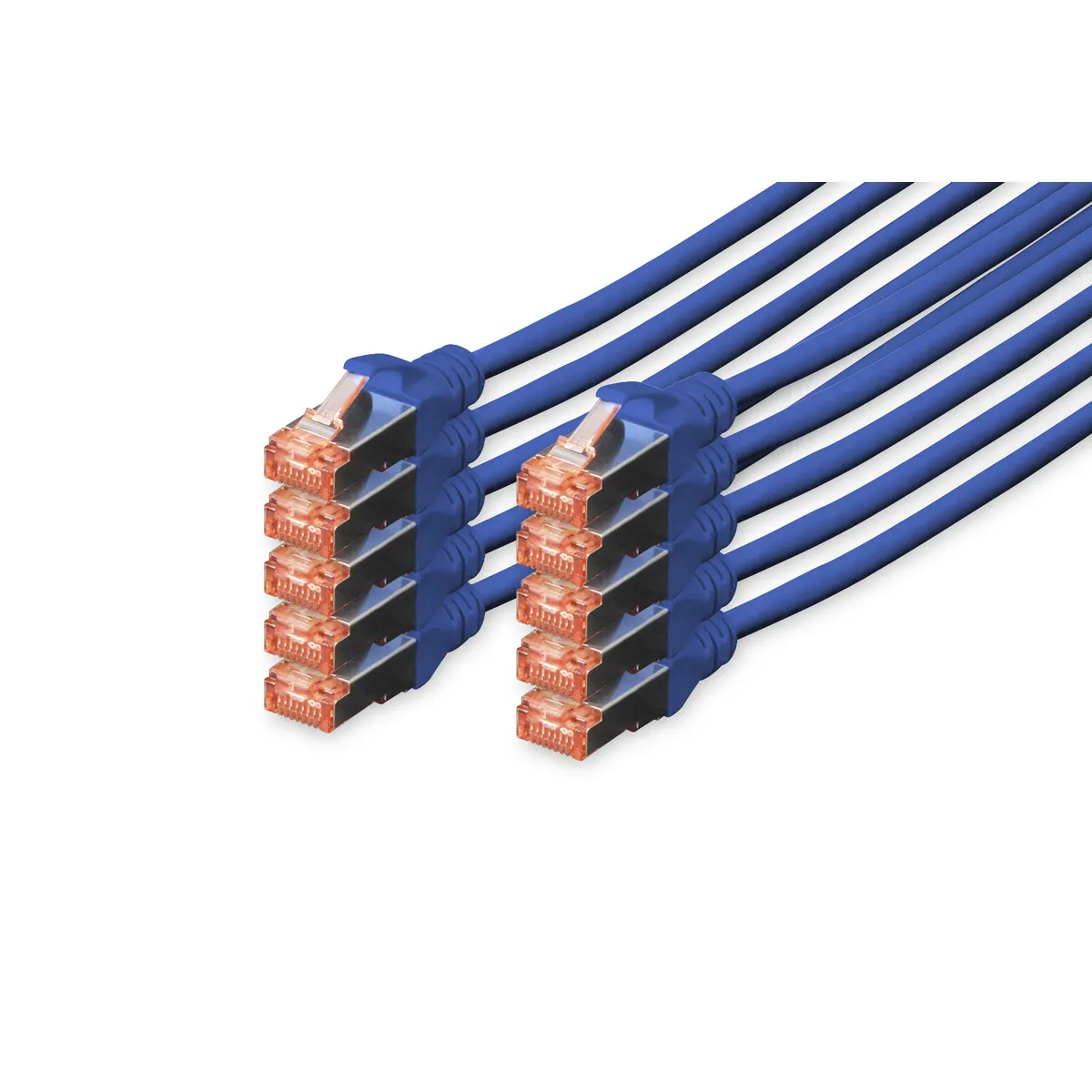 Assmann DK-1644-020-B-10 Cat6 S-FTP patch kábel 2 m kék #1