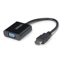 Startech.com HD2VGAE3 HDMI-VGA aktív videóátalakító HDMI bemenet, VGA kimenet, max 1920x1200, 1080p támogatás, kábelhossz 0,189 m, műanyag ház #1