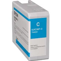 Epson C13T44C240 cián tintapatron ColorWorks C6500-C6000