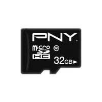 PNY P-SDU32G10PPL-GE Performance plus microSDHC CL10 32GB adapterrel