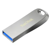 Sandisk SDCZ74-256G-G46 Ultra Luxe 256 GB USB 3.1 Gen 1 fémház kupak nélküli ezüst jelszavas védelem