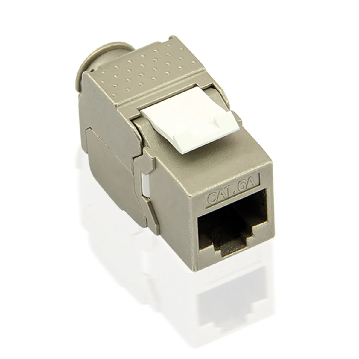Value 26.99.0375 KAT6A RJ-45 aljzat keskeny ezüst 10 db #1