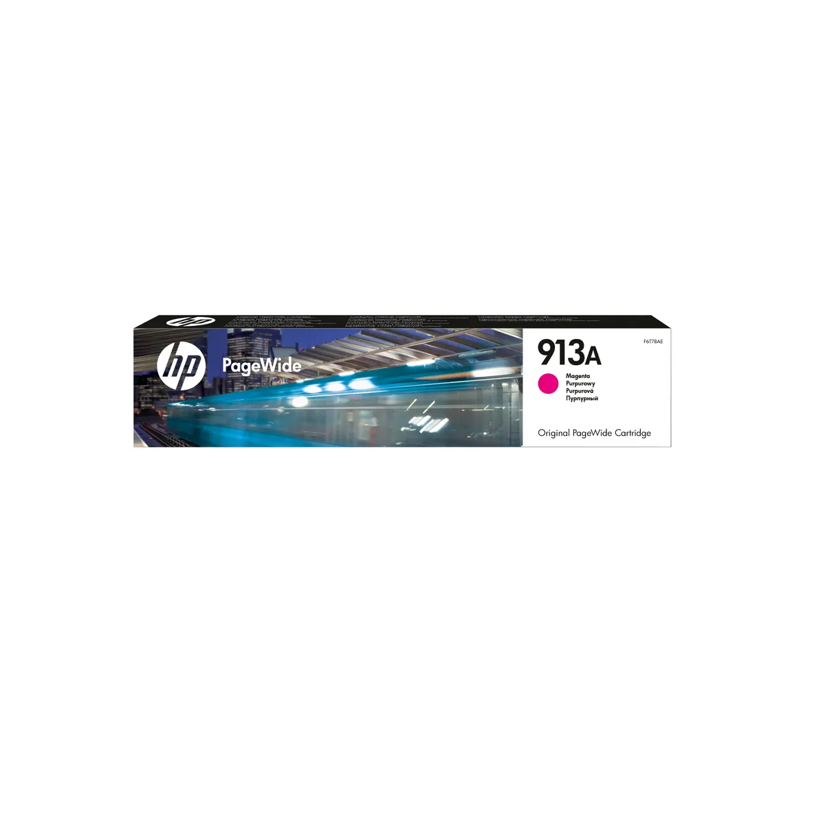 HP Inc. F6T78AE 913A PageWide magenta tintapatron pigment alapú tinta 37 ml 3000 oldalak #1