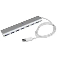 Startech.com ST73007UA 7-portos USB 3.0 elosztó 5 Gbps alumínium ház