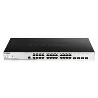 D-Link DGS-1210-28P/ME/E DGS-1210-28P/ME/E sorozat 24x Gigabit PoE portok, 4x SFP portok, 56 Gbps