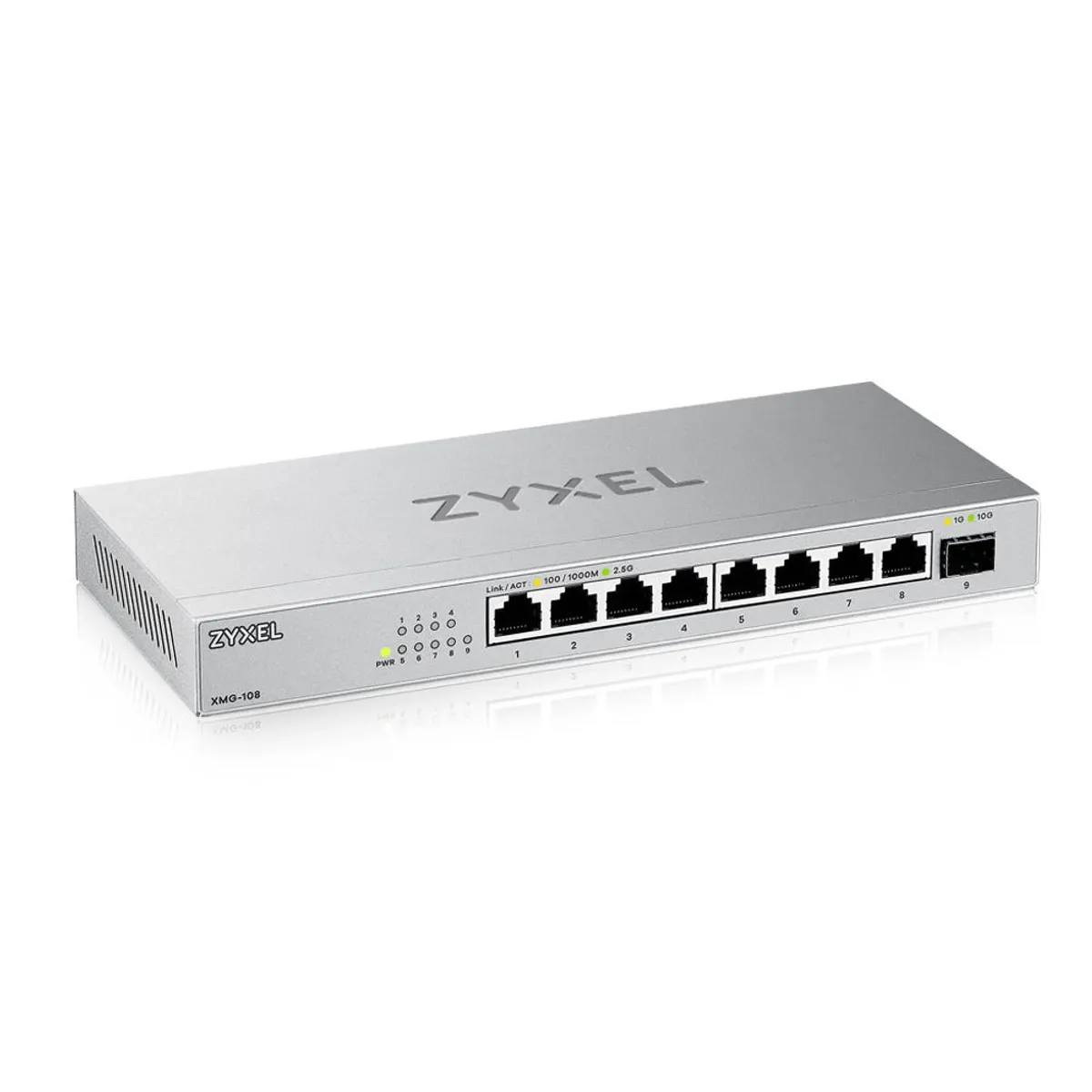 Zyxel XMG-108-ZZ0101F XMG-108 8x2.5GBASE-T 1x SFP 10G nem menedzselt PoE 60W #1