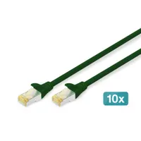 Assmann DK-1644-A-005-G-10 patch kábel cat6a sftp 0,5 m rj-45 zöld