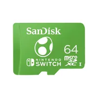 Sandisk SDSQXAO-064G-GN6ZN Nintendo Switch Yoshi Edition microSDXC UHS-I 64GB 100 MBps 90 MBps Zöld