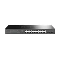 TP-Link SG2428P Omada TL-SG2428P 24 PoE Plus portok 4 SFP 56 Gbps backplane 1U rack #1
