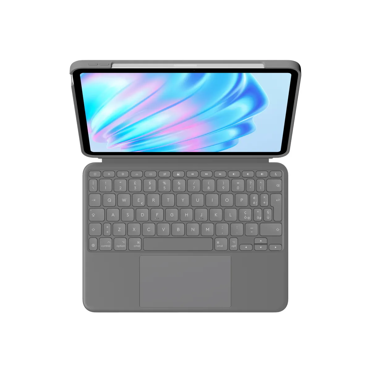 Logitech 920-012633 Combo Touch iPad Air 11" olasz billentyűzetkiosztás, Smart Connector, szürke #1