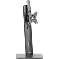 Startech.com FPPNEUSTND monitortartó állvány 7 kg, VESA 75x75-100x100 mm, állítható magasság, elfordulás -40-40, billenés -15-15, fekete