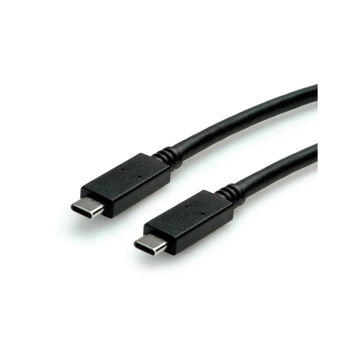 Roline 11.02.9057 USB-C USB-C kábel 1 m USB 3.2 Gen 2 PD 20V5A fekete #1