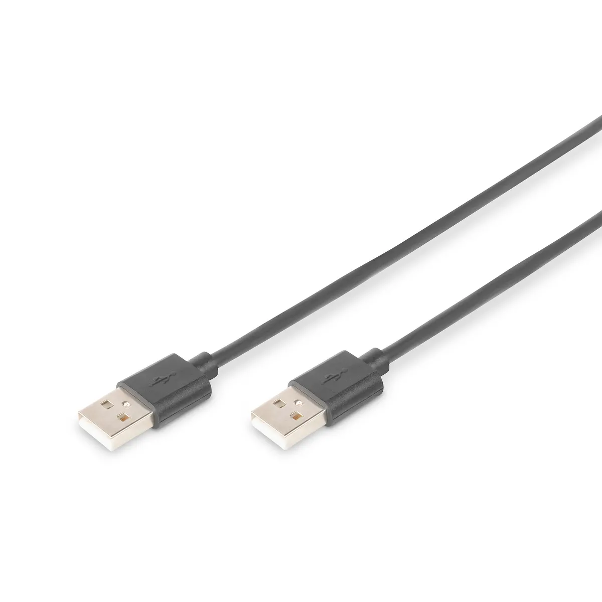 Assmann AK-300101-018-S USB A–USB A kábel 1,8 m Fekete Nikkel érintkezők #1