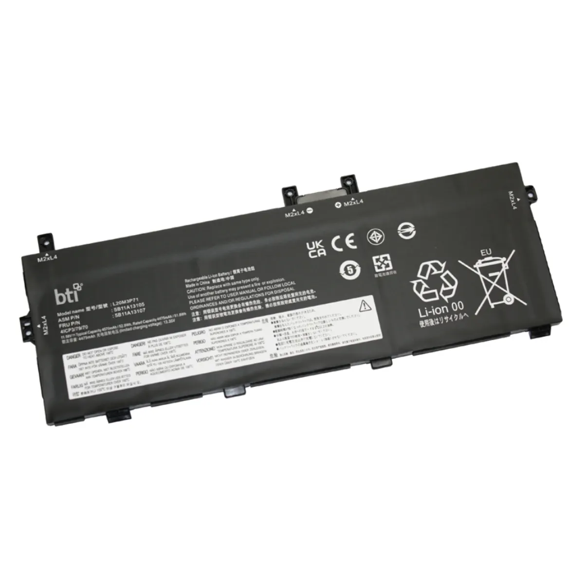 Origin Storage L20M3P71-BTI akkumulátor Li-ion 52,9Wh 11,58V 4570mAh Fekete #1