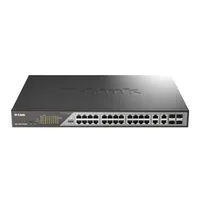 D-Link DSS-200G-28MPP/E 28-port gigabit PoE surveillance switch 518W 1U L2