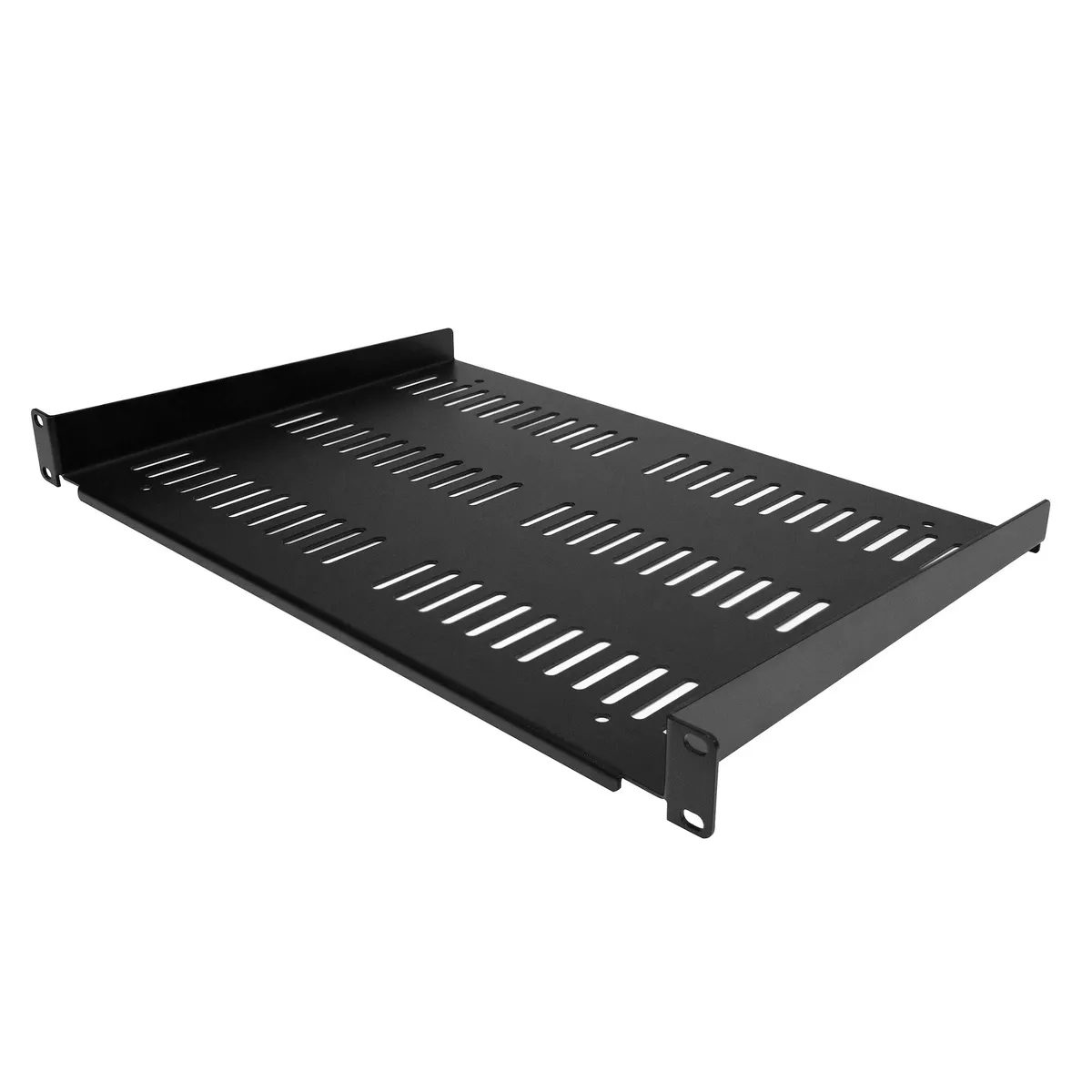 Startech.com shelf-1u-12-fixed-v polc 1u 12" mély fekete spcc #1
