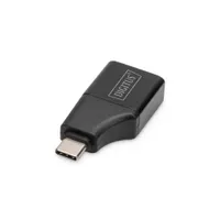Assmann AK-300450-000-S USB-C HDMI adapter 4K 30 Hz alumínium ház fekete