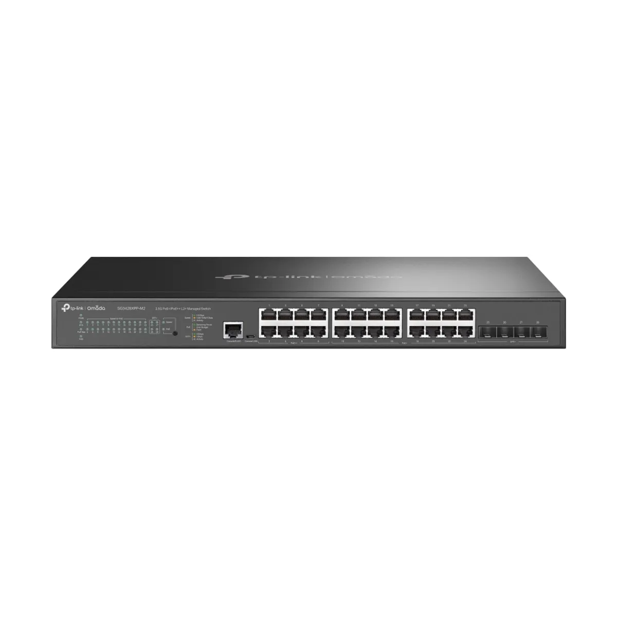 TP-Link SG3428XPP-M2 Omada L2 plus switch 24x2,5G RJ-45 4x SFP PoE támogatás #1