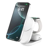 Belkin WIZ037KQWH Mágneses 3-in-1 Qi2 vezeték nélküli töltő 25 W 1x USB-C 1,5 m fehér