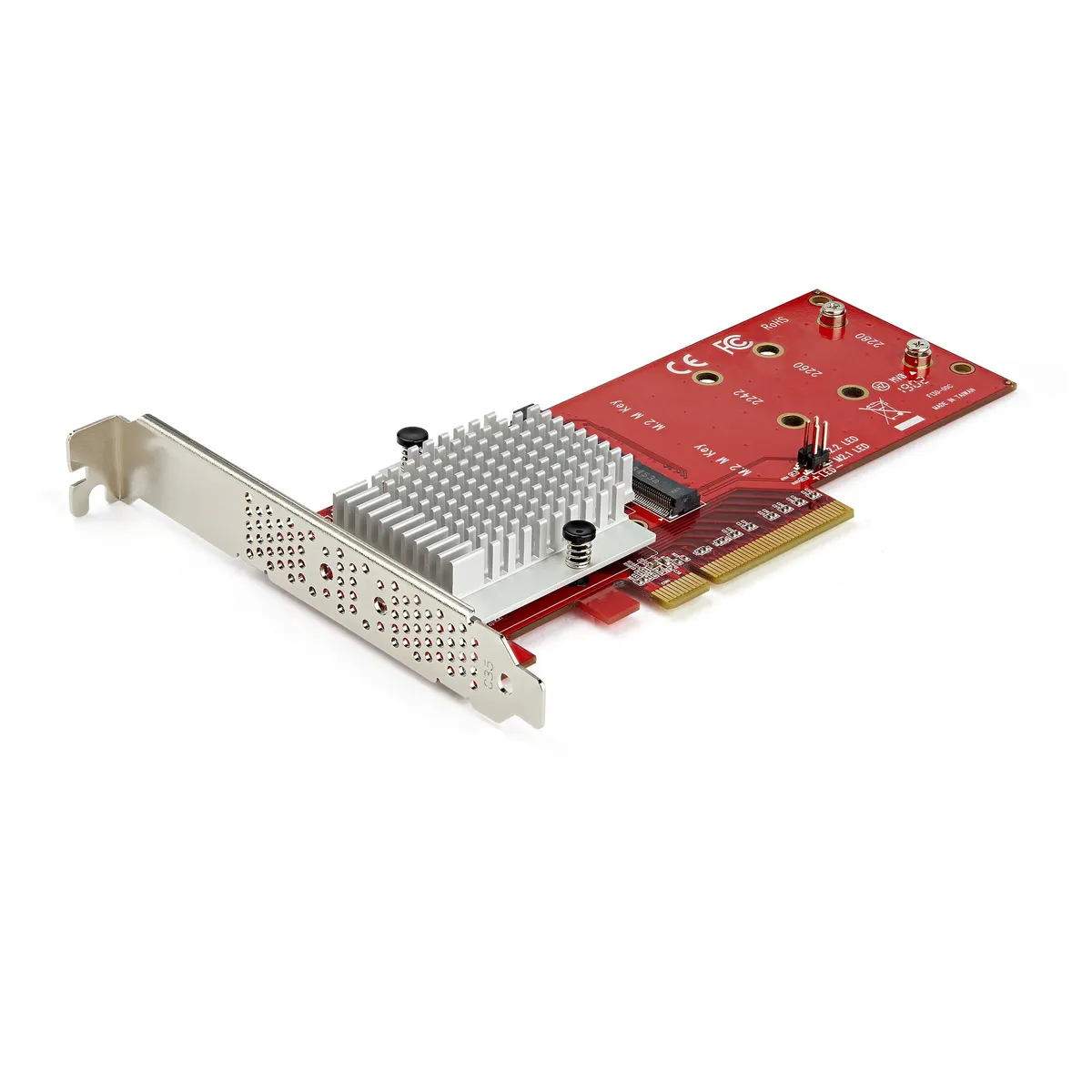 Startech.com PEX8M2E2 M.2 PCIe adapter duális ASM2824 PCIe 3.0 #1