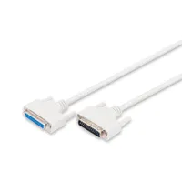 Assmann AK-610201-020-E D-Sub 25-pin hosszabbító kábel 2 m bézs