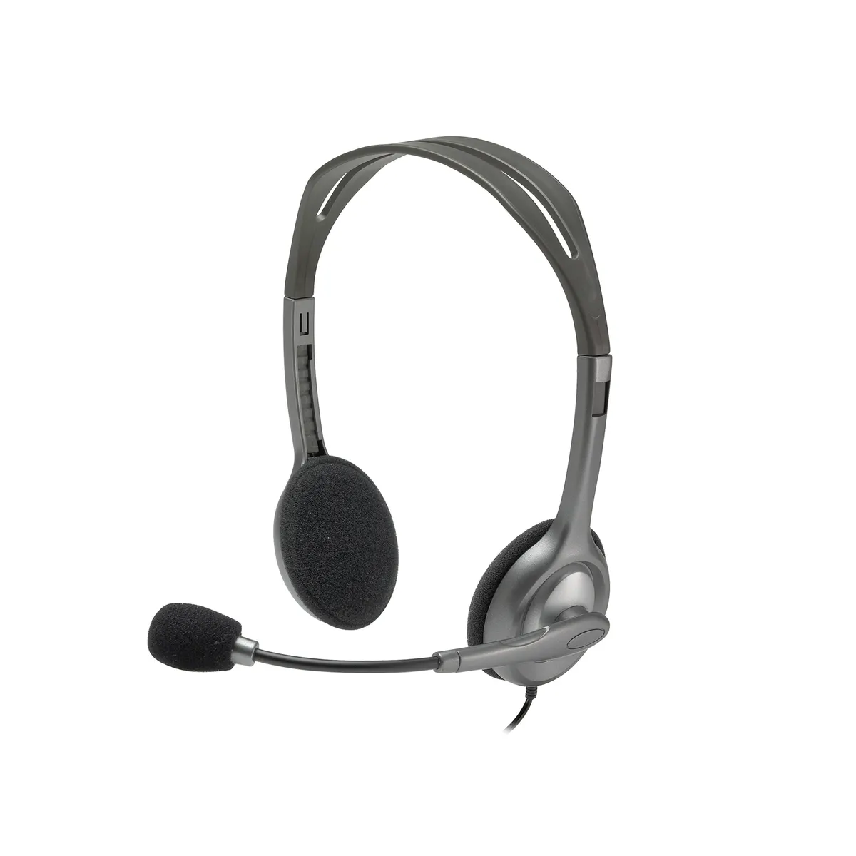 Logitech 981-000271 fejhallgató H110 sztereó mikrofonos, 3,5 mm jack, 2,35 m kábel #1
