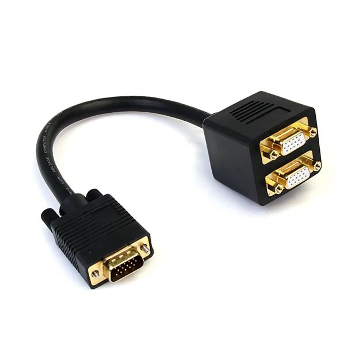Startech.com VGASPL1VV VGA elosztó kábel 0,3 m 1x VGA bemenet 2x VGA kimenet #1