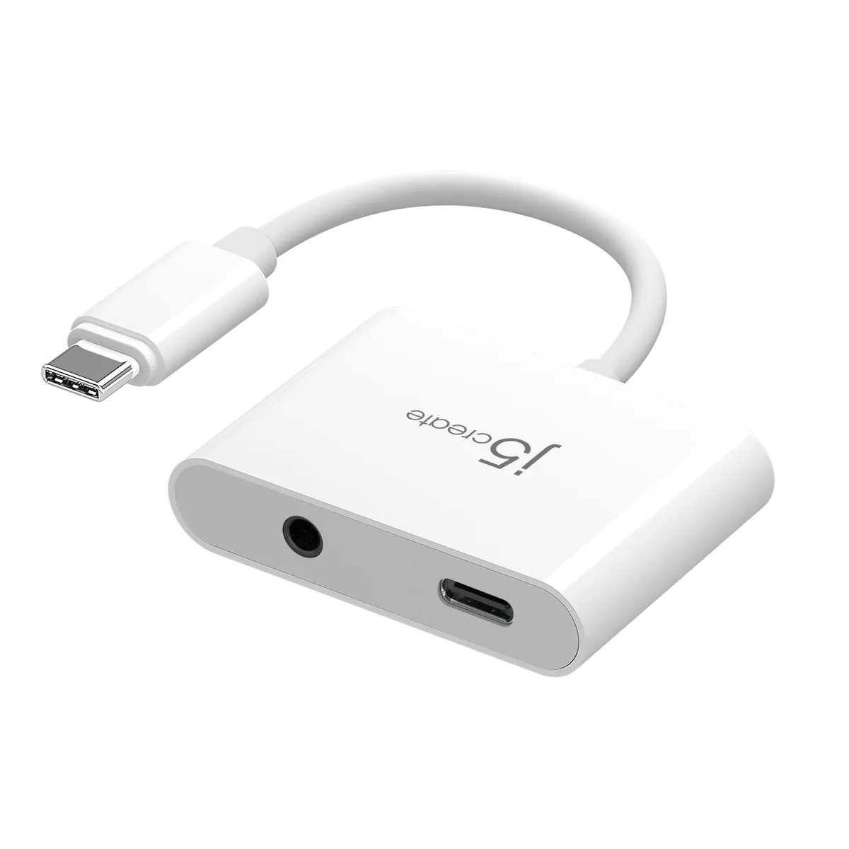 J5create JCA122-N USB-C 3,5 mm audió adapter PD-vel #1