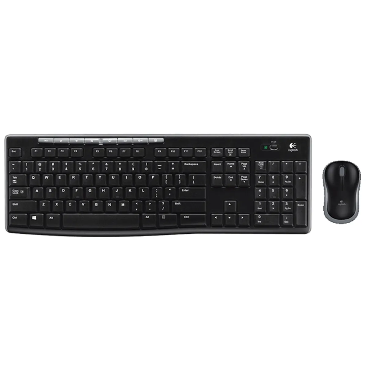 Logitech 920-004526 MK270 vezeték nélküli billentyűzet és egér fekete #1