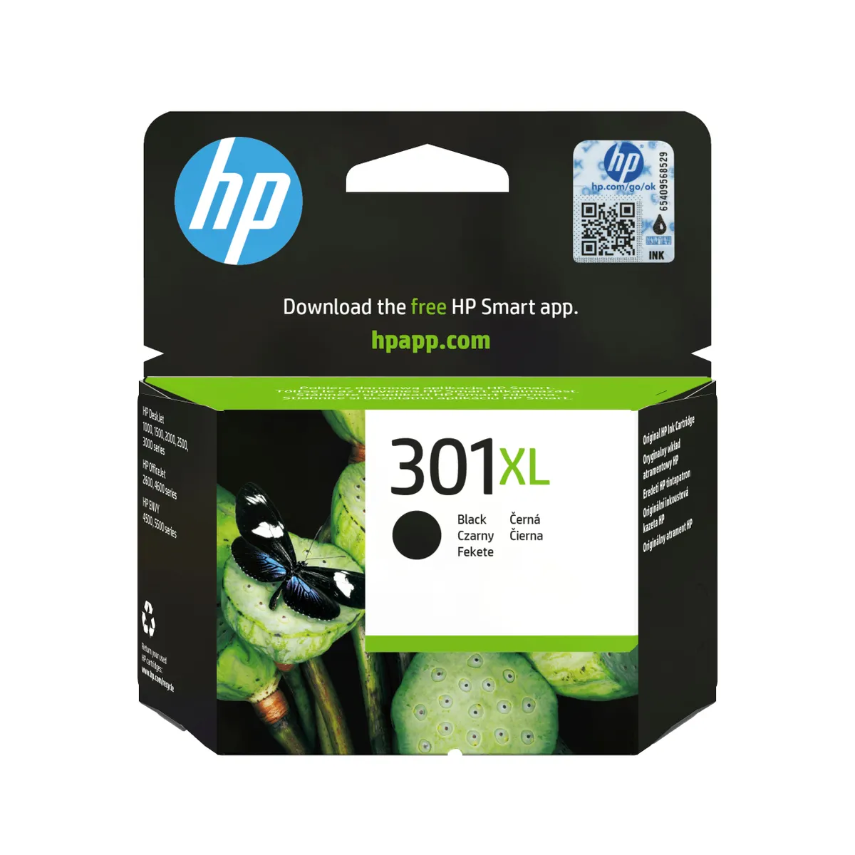 HP Inc. CH563EE#BA3 301XL fekete pigment alapú tintapatron 8 ml 360 oldal #1