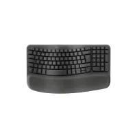 Logitech 920-012289 Wave Keys vezeték nélküli ergonomikus billentyűzet membrános billentyűkapcsolóval párnázott kéztámasszal